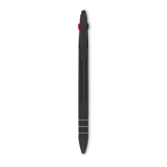 3-Farb-Kugelschreiber/Stylus MEHRSTIFT