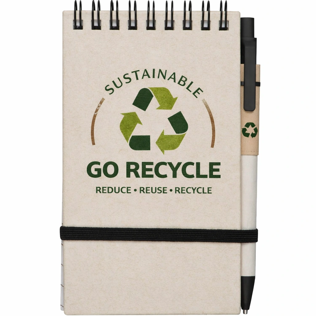 Recycelter Spiralblock aus Milchkarton Austin