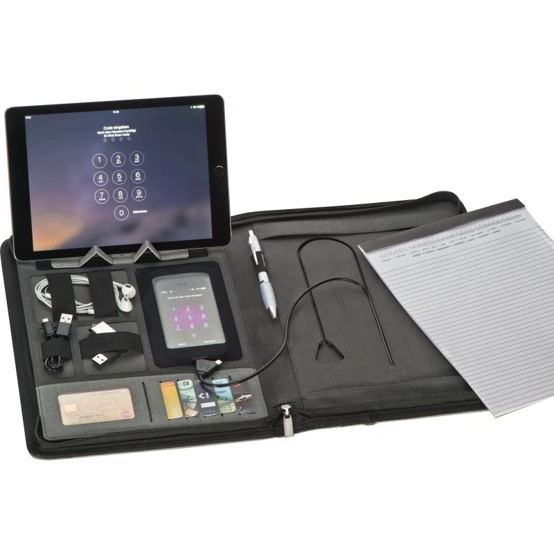 Schreibmappe mit Powerbank Elda