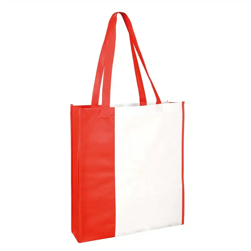 Asymmetrisch Duo Tasche 38 x 42 x 10 cm Boden- Seitenfalte ab 250 Stück