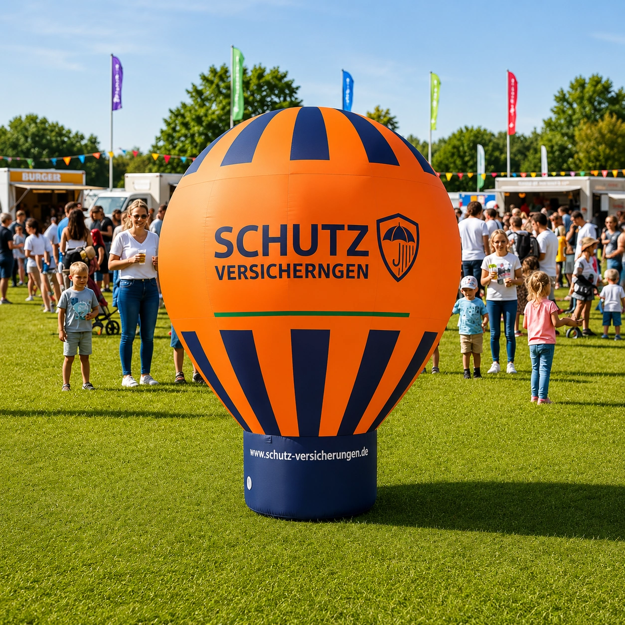 Riesiger Aufblasbarer Werbeballon