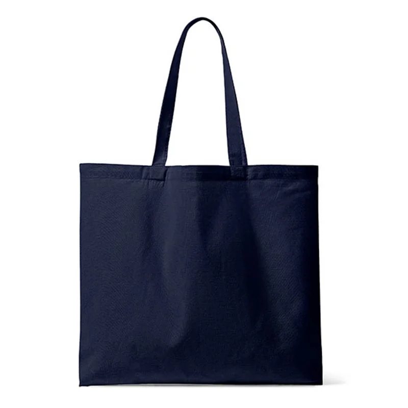 Organic Canvas Carrier Bag Medium Long Handle London 02