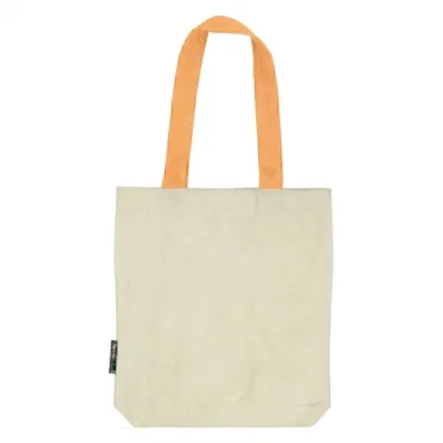 Twill-Tasche mit kontrastierenden Griffen