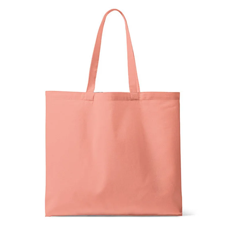 Organic Canvas Carrier Bag Medium Long Handle London 02