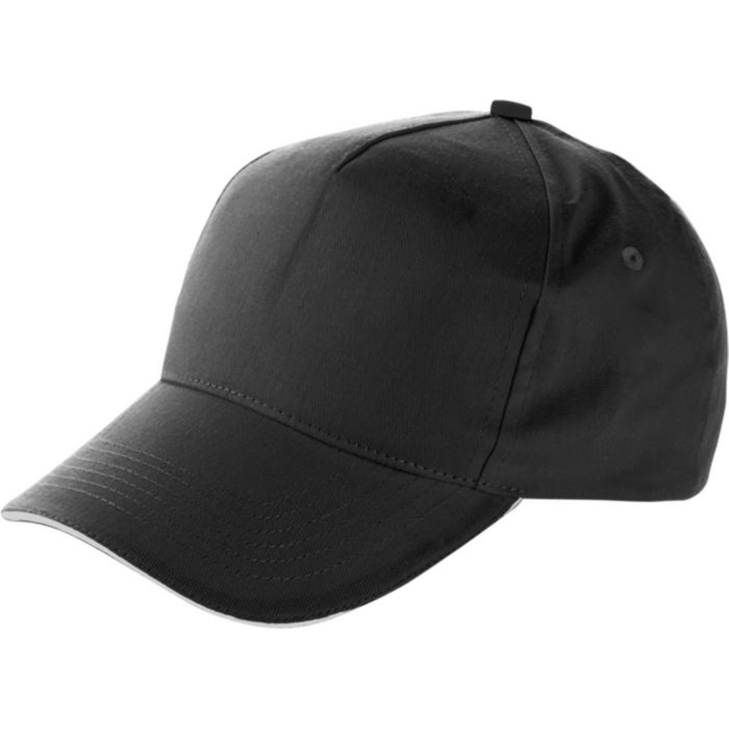 Beau – 5-Panel Baumwoll-Cap mit Sandwich-Schirm