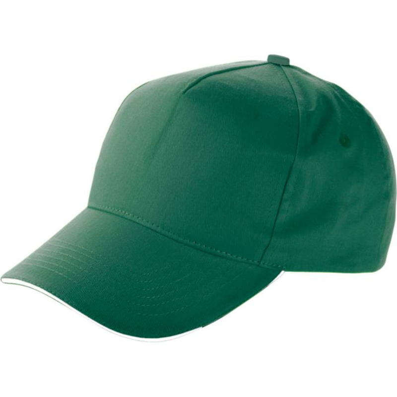 Beau – 5-Panel Baumwoll-Cap mit Sandwich-Schirm