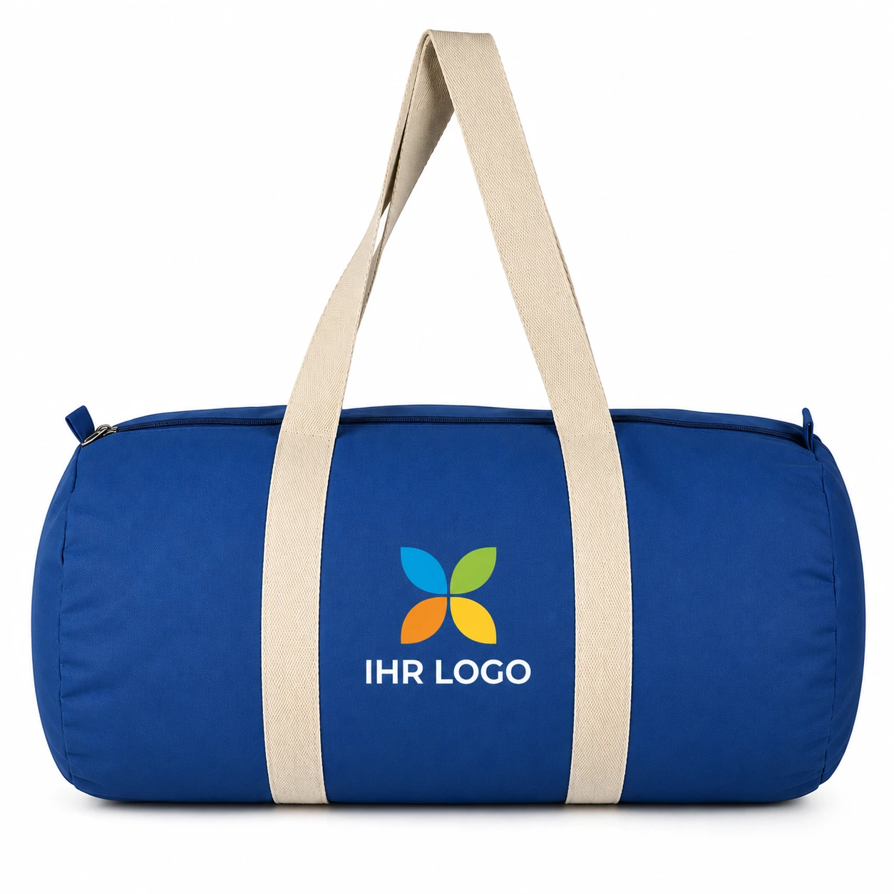 IMPRESSION Rami Reisetasche aus Baumwolle – Nachhaltige Baumwolltasche mit Reißverschluss
