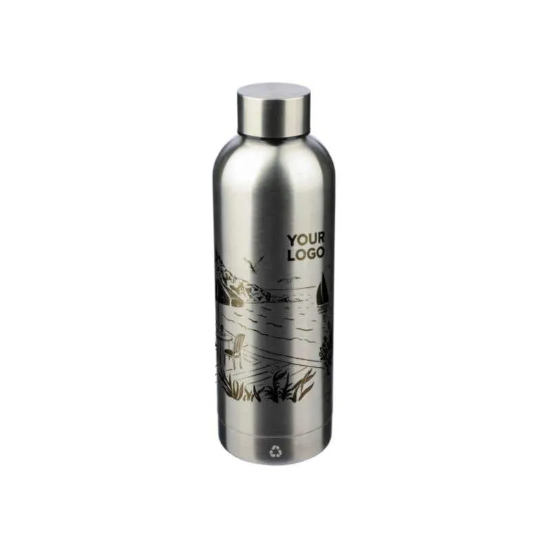 Isaiah Recycled – 500 ml Isolierflasche aus recyceltem Edelstahl mit Doppelwand-Isolierung