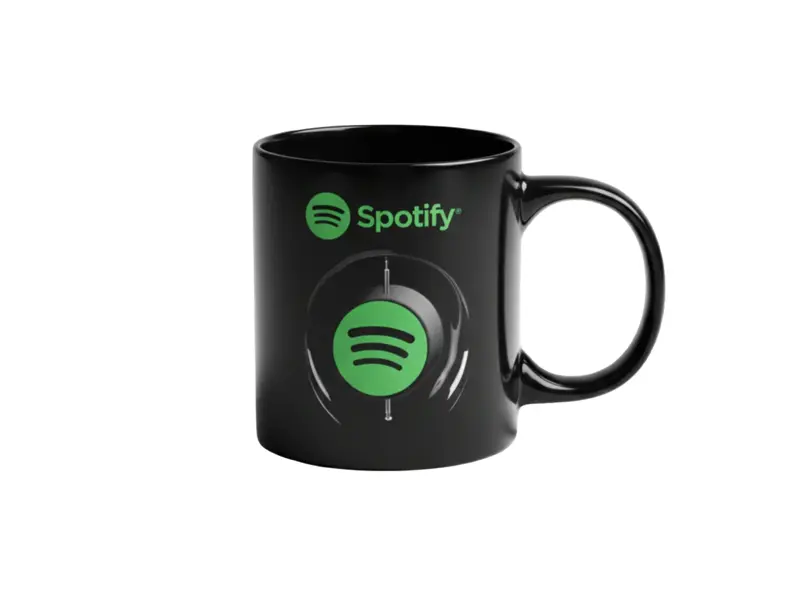 Keramiktasse mit drehbarem Objekt (250 ml)  (ab 50 Stück)