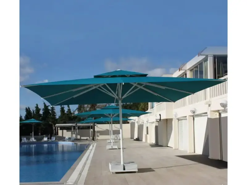 Königin Kurbel Teleskop System Sonnenschirm