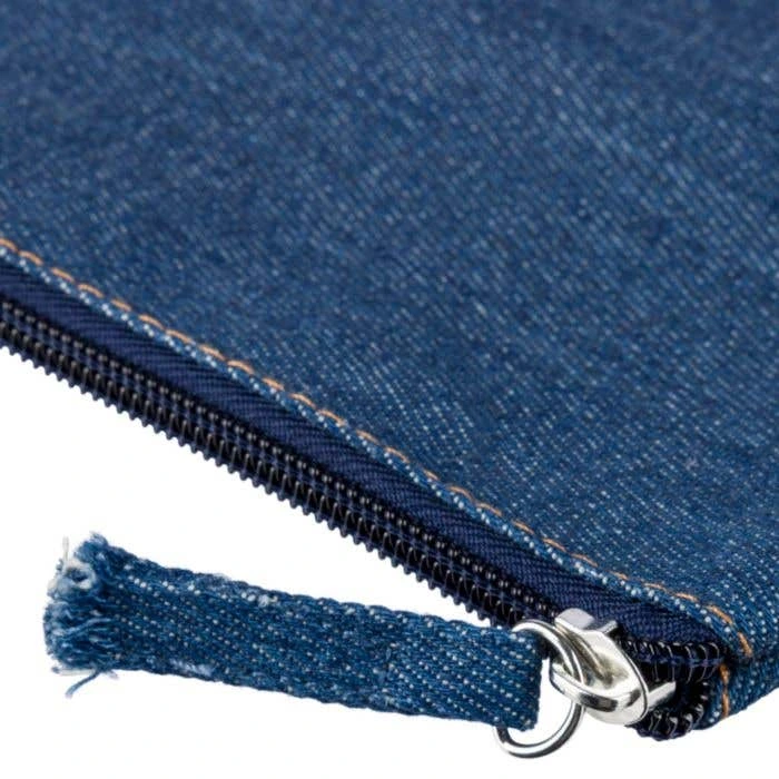 Kosmetiktasche aus recyceltem Denim Orin