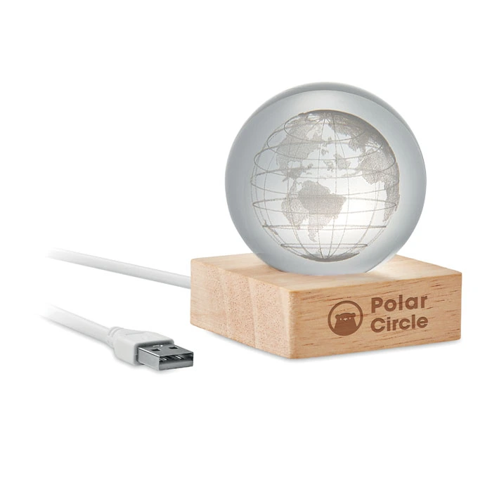 LED-Glaskugel Globus GLOBE LIGHT