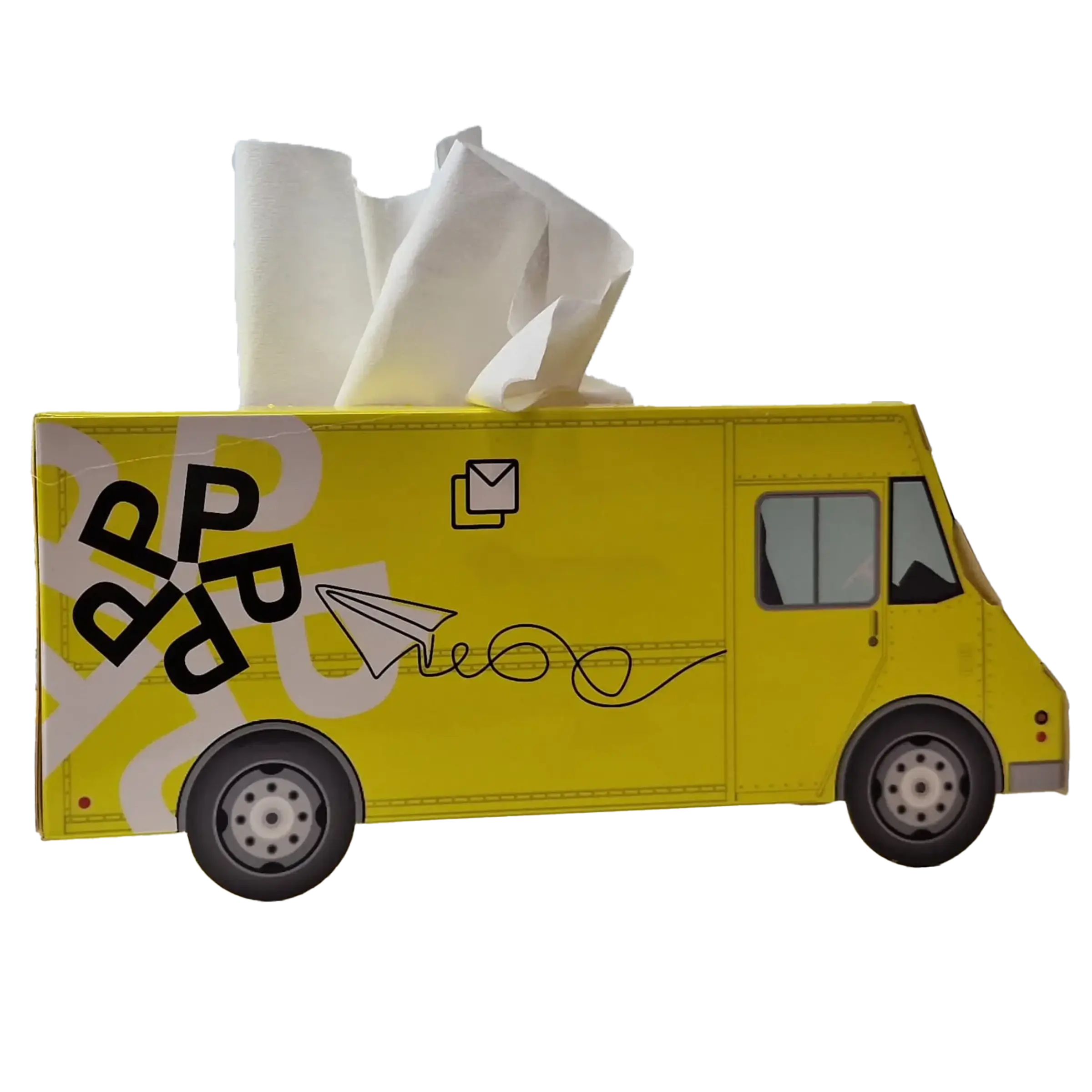 LIEFERWAGEN TISSUE-BOX (195 x 55 x 75 mm)