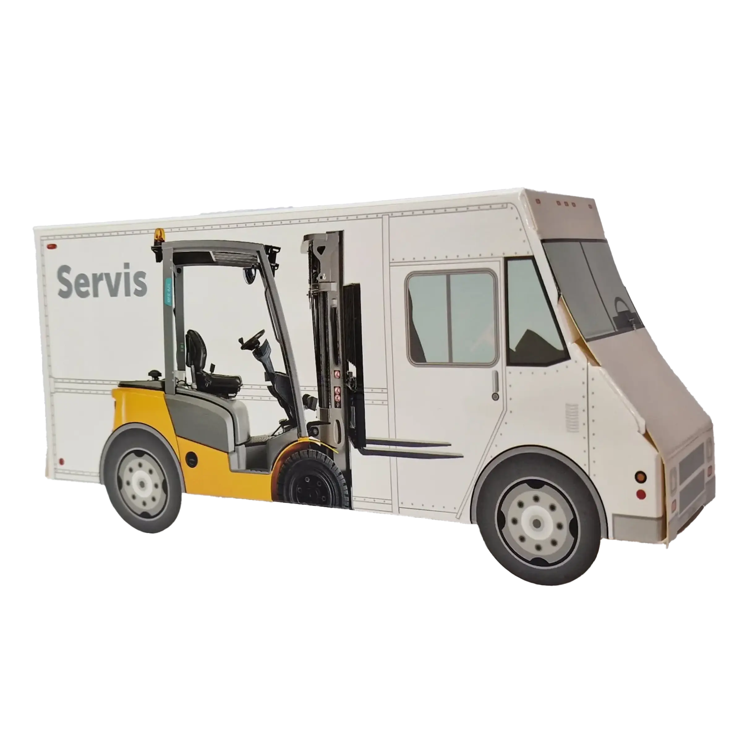 LIEFERWAGEN TISSUE-BOX (195 x 55 x 75 mm)