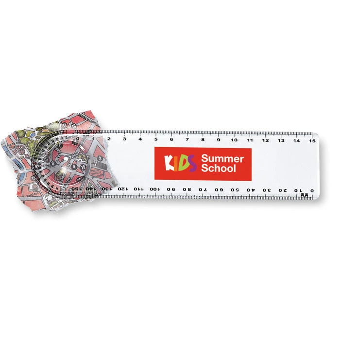 Lineal mit Lupe/Winkelmesser LASTA