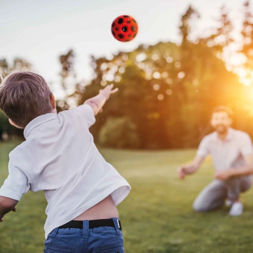 MagBall® Moon – Springball & Wasserball mit Logo-Druck
