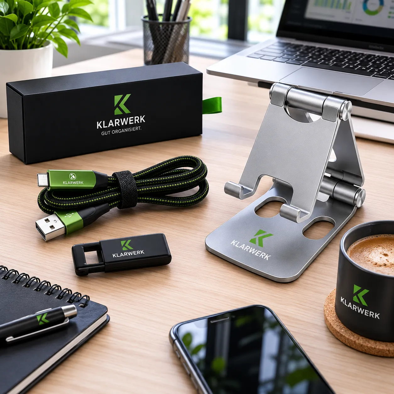 MagBox® Homeoffice – Premium Geschenkbox mit praktischem Bürozubehör für Homeoffice und Arbeitsplatz