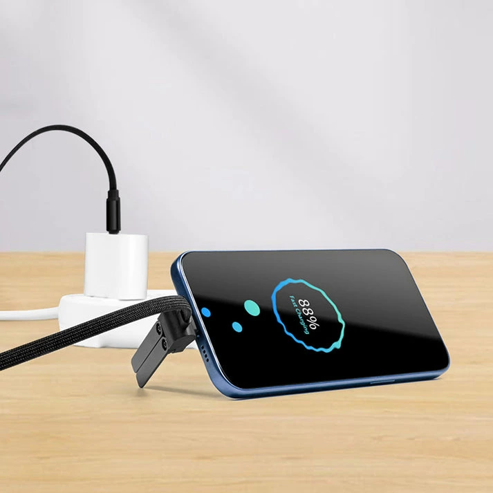MagCable® 2in1 Stand – 60W USB-C Schnellladekabel mit integriertem Handyständer