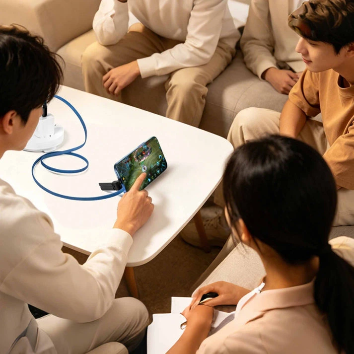 MagCable® 2in1 Stand – 60W USB-C Schnellladekabel mit integriertem Handyständer