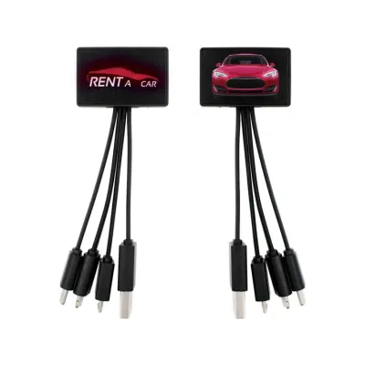 MagCable® 3in1 Double LED – Nachhaltiges Multi-Ladekabel mit beidseitigem LED-Logo