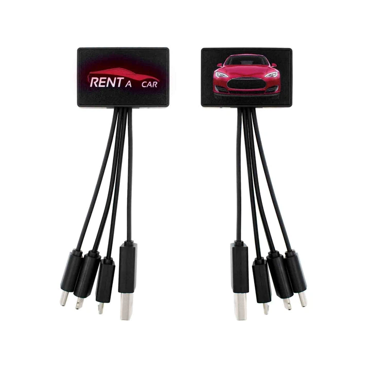 MagCable® 3in1 Double LED – Nachhaltiges Multi-Ladekabel mit beidseitigem LED-Logo