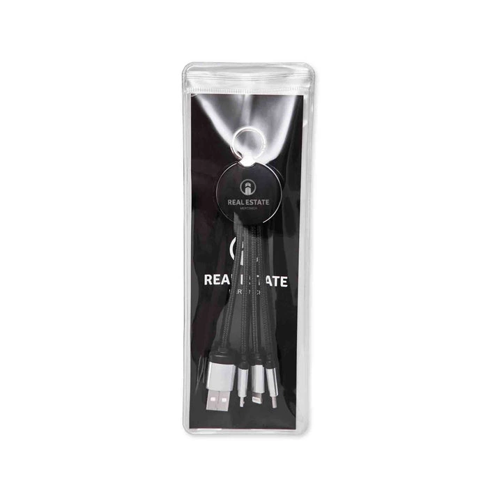 MagCable® 3in1 LED Short – Multi-Ladekabel mit beidseitigem LED-Logo