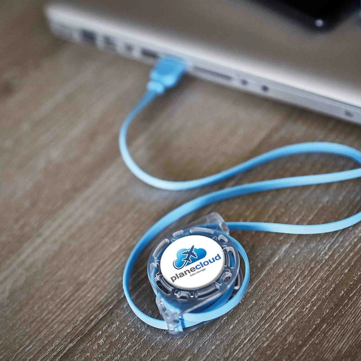 MagCable® 3in1 Roll – Ausziehbares Multi-Ladekabel mit 4-farbigem Doming