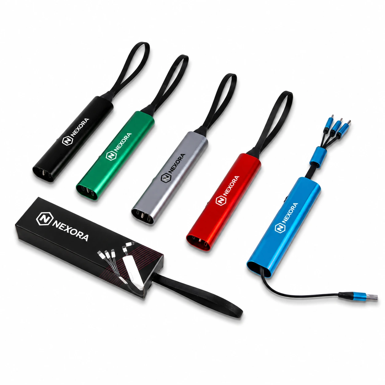 MagCable® 5in1 Alu – Schnellladekabel im Aluminium-Gehäuse