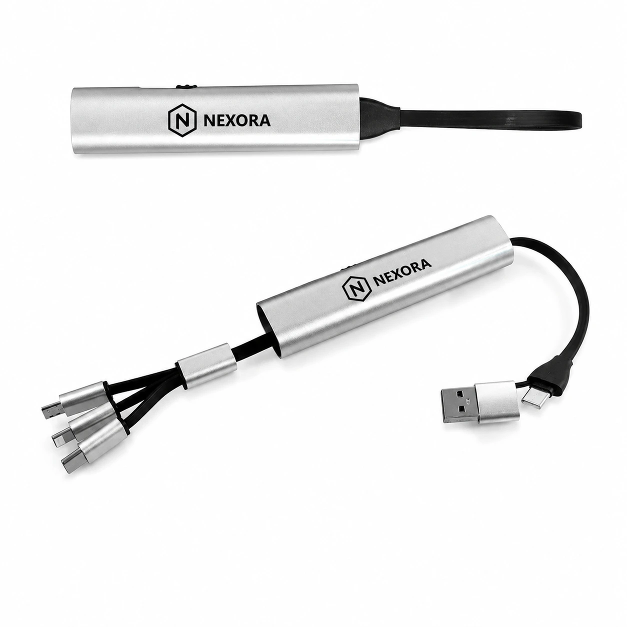 MagCable® 5in1 Alu – Schnellladekabel im Aluminium-Gehäuse