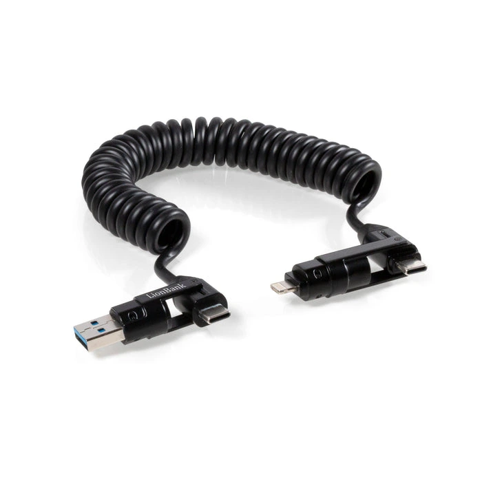 MagCable® 5in1 Metal Spiral – Spiral-Schnelllade- und Datentransferkabel mit 240 W
