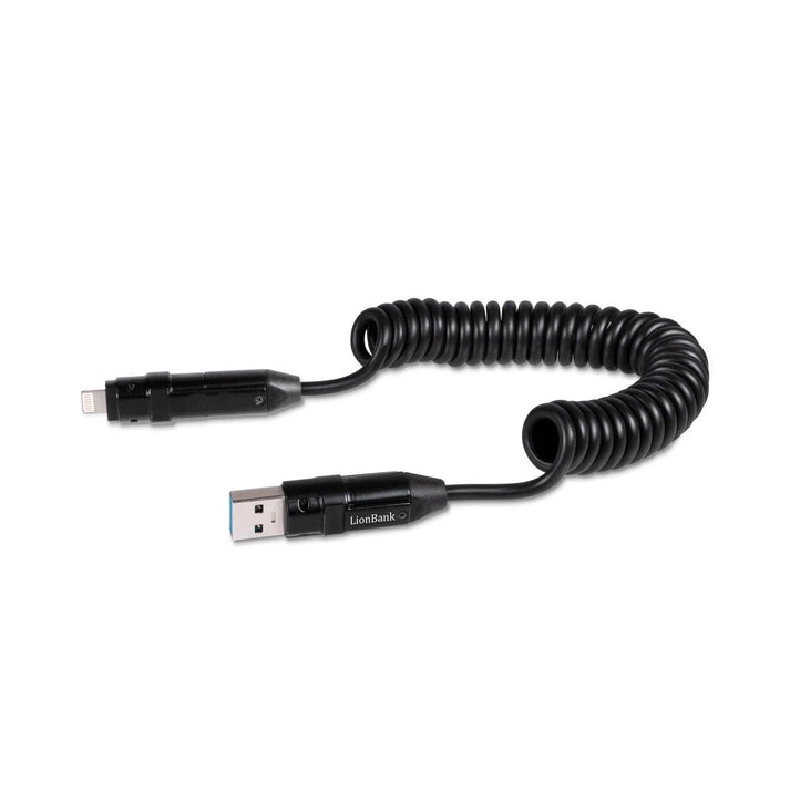 MagCable® 5in1 Metal Spiral – Spiral-Schnelllade- und Datentransferkabel mit 240 W