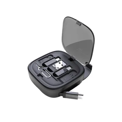 MagCable® 5in1 Roll Square – Ausziehbares Multi-Ladekabel