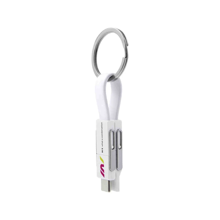 MagCable® 5in1 Slide – Multi-Ladekabel mit Schlüsselanhänger und 5-in-1 Anschlüssen
