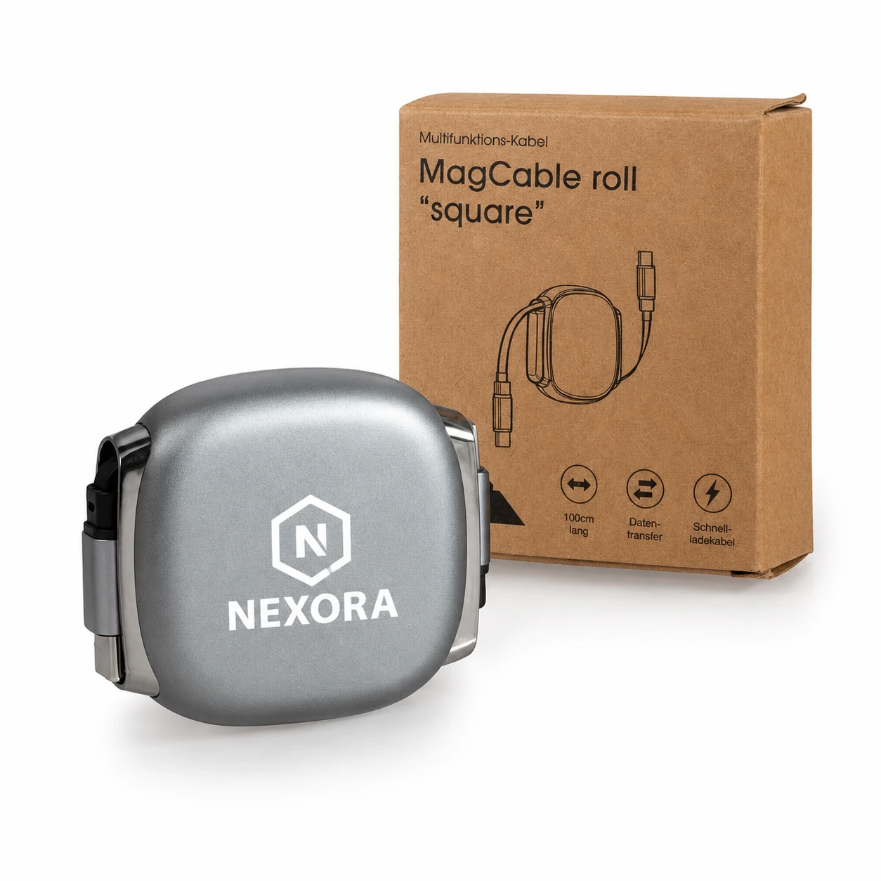 MagCable® Roll 240W – Ausziehbares USB-C Schnelllade- und Datenkabel