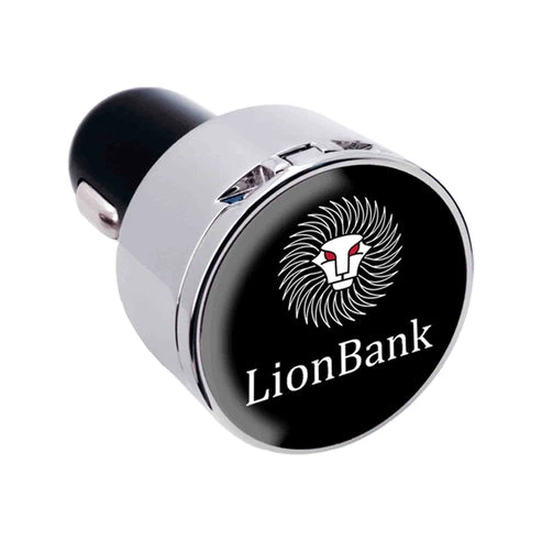 MagCar® Round – USB Auto-Ladegerät mit Dual-USB und Doming