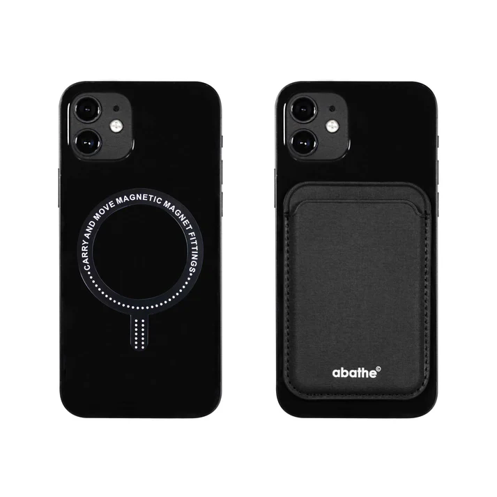 Magnetisches RFID-Kartenetui für Smartphones „MagCard Phone Easy“ (1-farbig Druck)