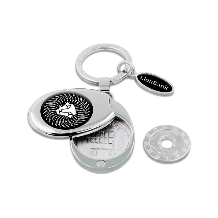 MagCoin Einkaufswagenchip-Schlüsselanhänger