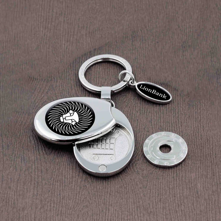 MagCoin Einkaufswagenchip-Schlüsselanhänger