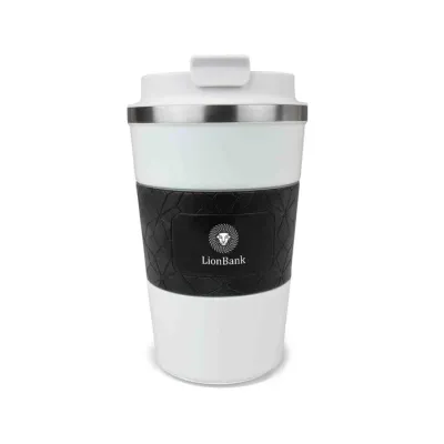 MagCup „Style“ Edelstahl-Thermobecher mit Silikonmanschette