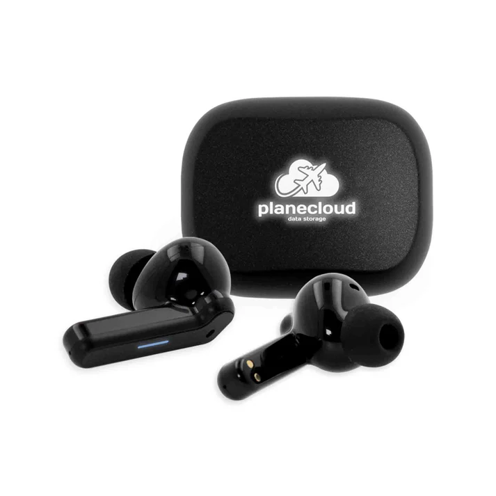 MagEar® LED rABS – Bluetooth 5.3 In-Ear-Kopfhörer aus recyceltem ABS mit leuchtendem Logo
