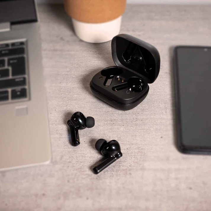 MagEar® LED rABS – Bluetooth 5.3 In-Ear-Kopfhörer aus recyceltem ABS mit leuchtendem Logo