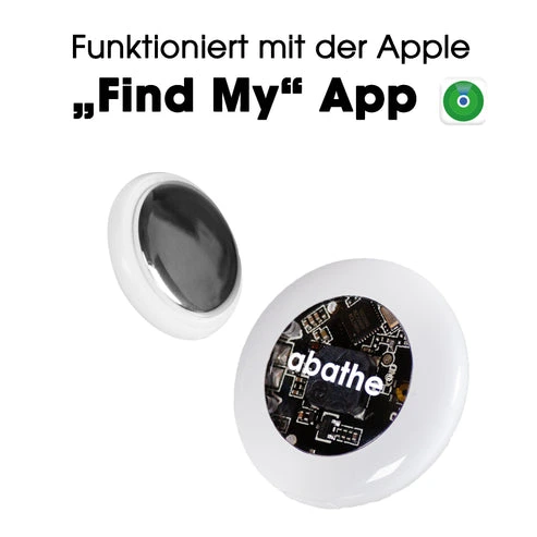 MagFind® Round Transparent – Bluetooth-Tracker mit Apple „Wo ist?“ Unterstützung