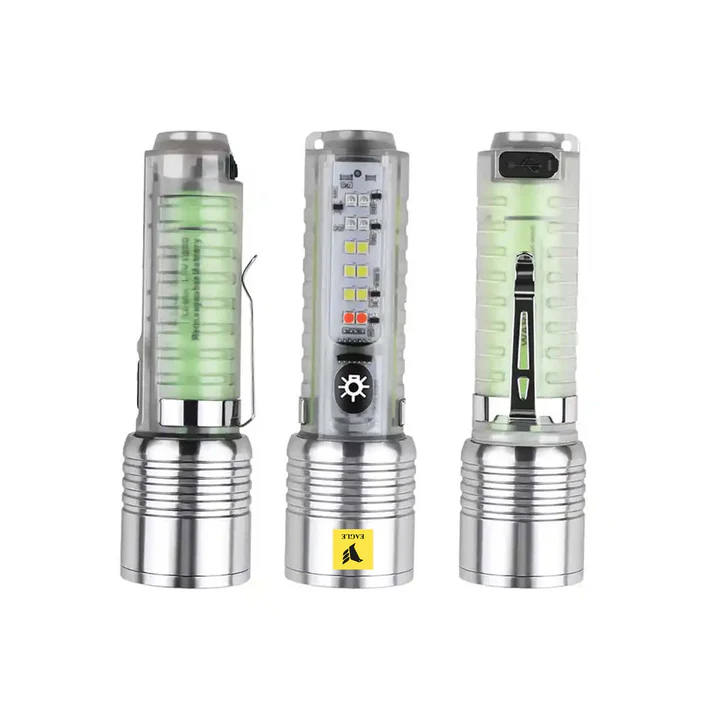 MagFlash „Transparent“ Wiederaufladbare LED-Taschenlampe