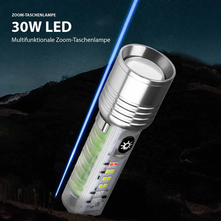 MagFlash „Transparent“ Wiederaufladbare LED-Taschenlampe