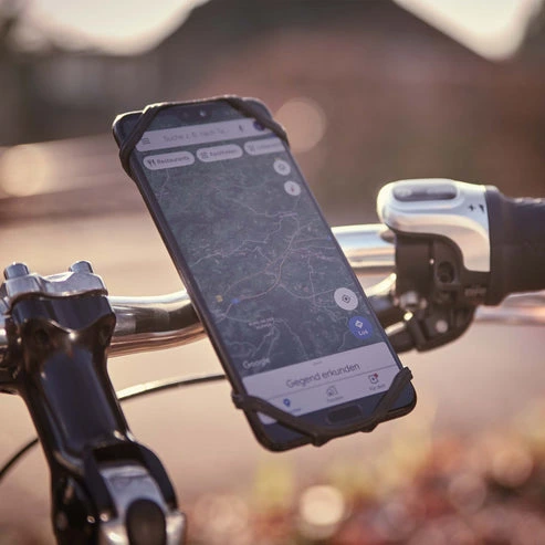 MagHolder® Bike – Universal Fahrrad Smartphonehalter mit Silikonbefestigung
