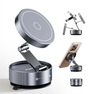 MagHolder® Design – Premium MagSafe Handyhalterung mit Vakuum-Saugnapf