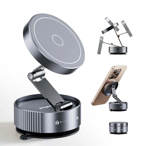 MagHolder® Design – Premium MagSafe Handyhalterung mit Vakuum-Saugnapf
