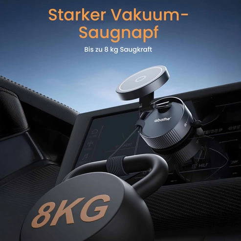 MagHolder® Design – Premium MagSafe Handyhalterung mit Vakuum-Saugnapf