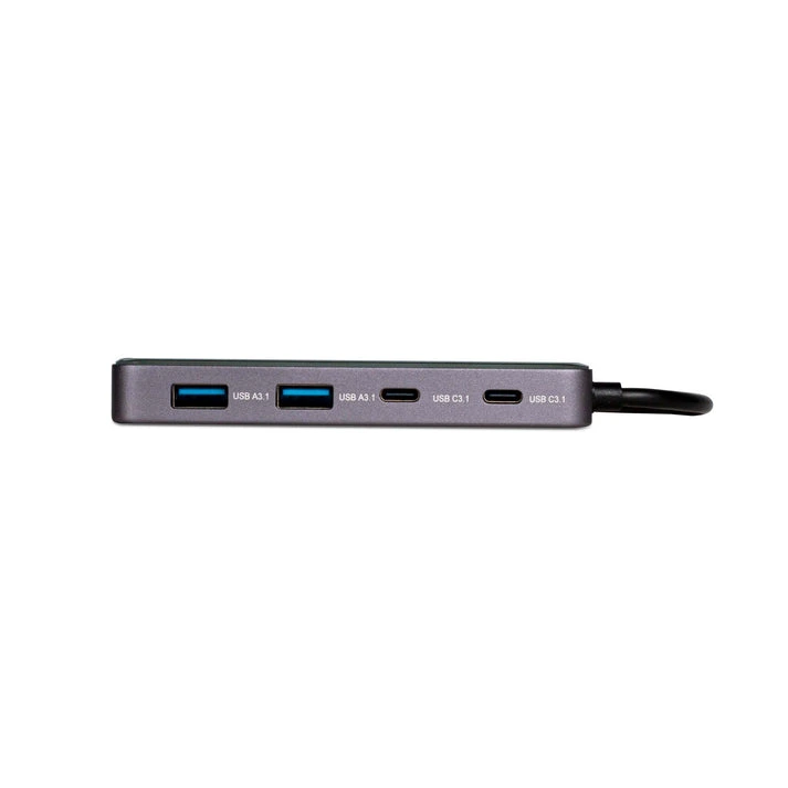 MagHub® Transparent – USB-C Hub mit 4 Ports aus Metall