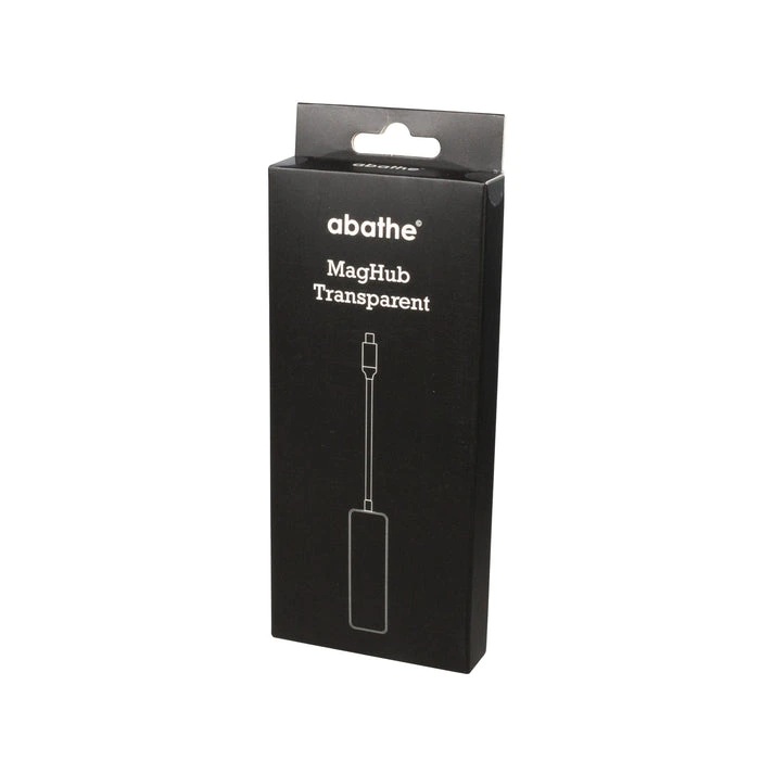 MagHub® Transparent – USB-C Hub mit 4 Ports aus Metall